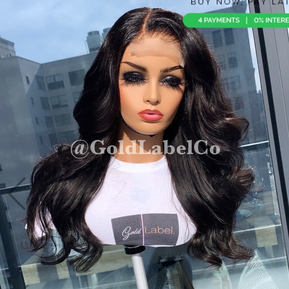 4x4 closure human hair wig 28 inches